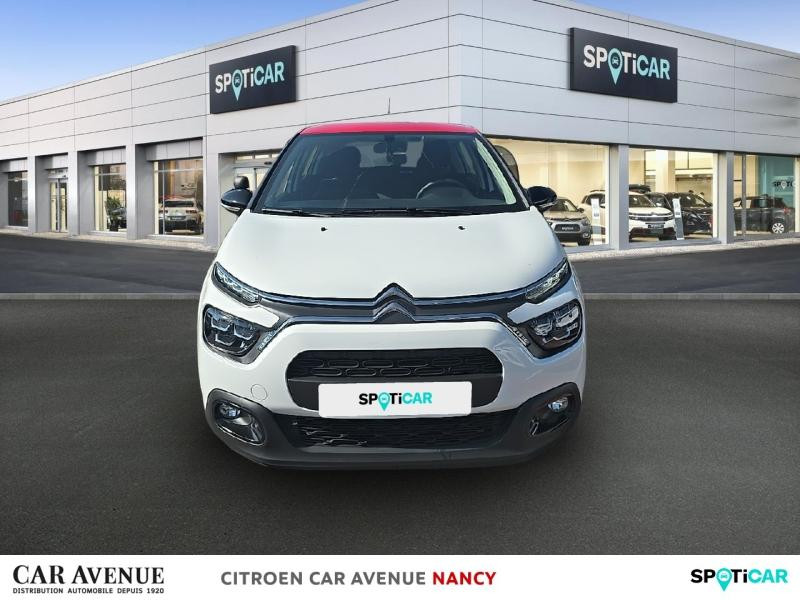 Occasion CITROEN C3 1.5 BlueHDi 100ch S&S Feel Pack E6.d 2023 Blanc Banquise (O) - Rouge Aden 12990 € à Toul
