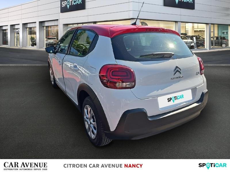 Occasion CITROEN C3 1.5 BlueHDi 100ch S&S Feel Pack E6.d 2023 Blanc Banquise (O) - Rouge Aden 12990 € à Toul