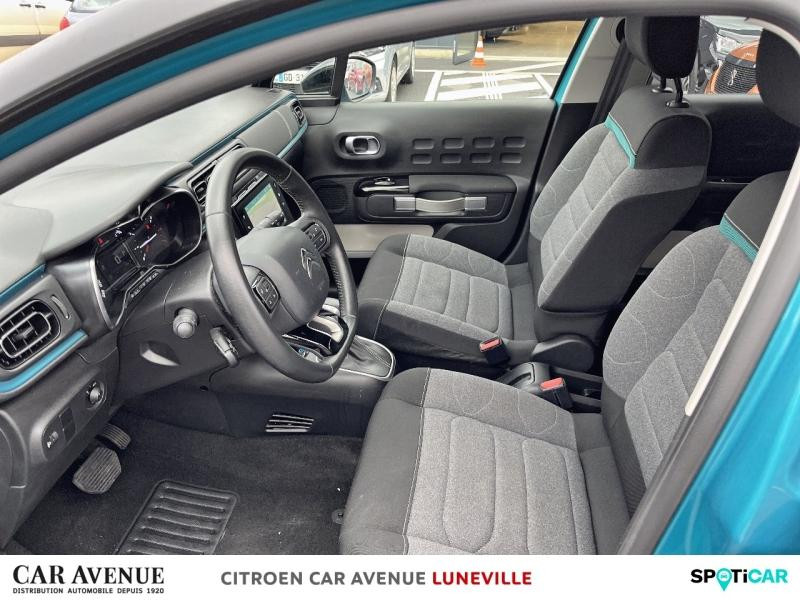 Occasion CITROEN C3 1.2 PureTech 110ch S&S Shine Pack  EAT6 2021 Spring Blue (M) - Noir Onyx 13490 € à Toul