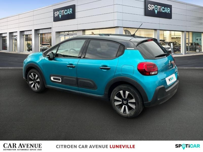 Occasion CITROEN C3 1.2 PureTech 110ch S&S Shine Pack  EAT6 2021 Spring Blue (M) - Noir Onyx 13490 € à Toul