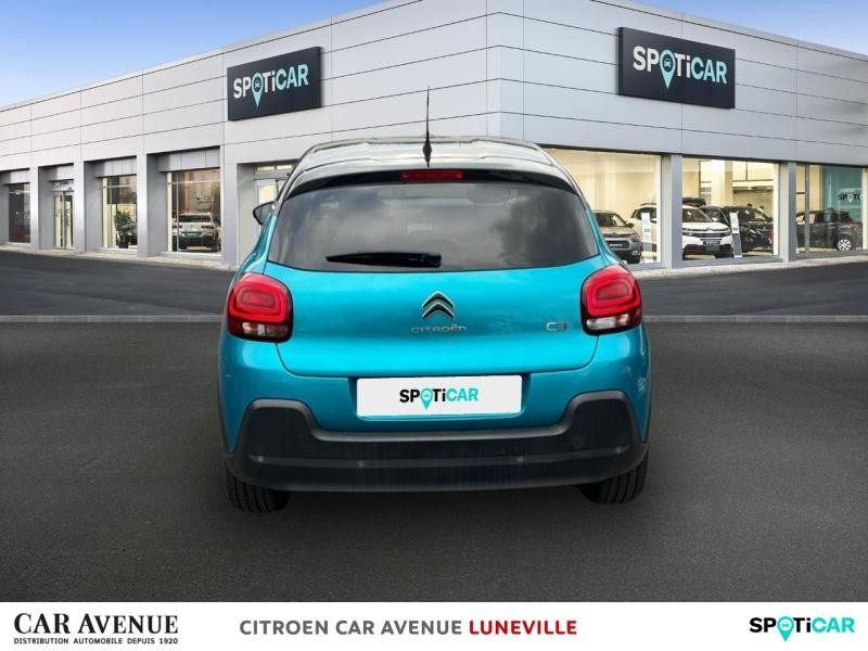 Occasion CITROEN C3 1.2 PureTech 110ch S&S Shine Pack  EAT6 2021 Spring Blue (M) - Noir Onyx 13490 € à Toul