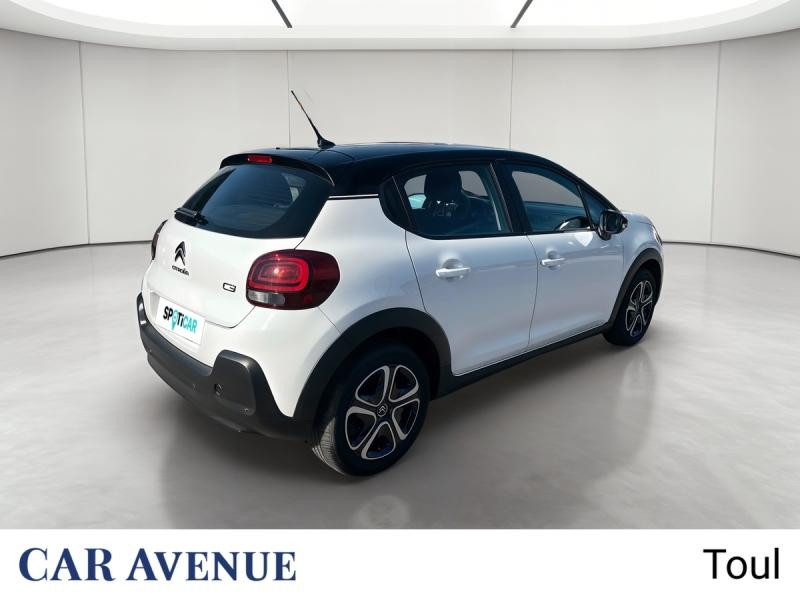 Occasion CITROEN C3 PureTech 82ch Feel S&S E6.d 2019 Blanc Banquise 9690 € à Toul