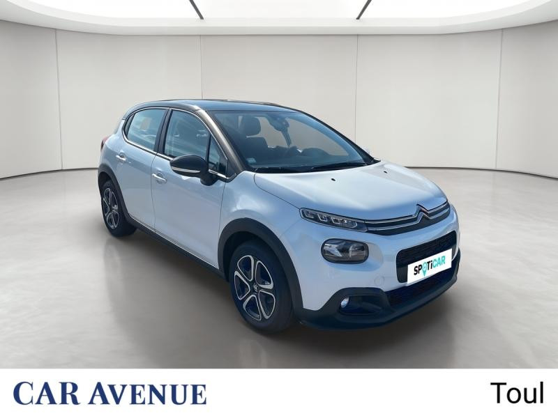 Occasion CITROEN C3 PureTech 82ch Feel S&S E6.d 2019 Blanc Banquise 9690 € à Toul