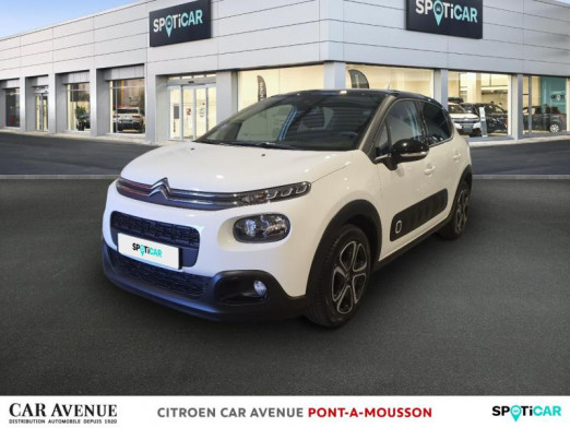 Occasion CITROEN C3 PureTech 82ch Shine S&S E6.d 2019 Blanc Banquise 13 990 € à Pont-à-Mousson