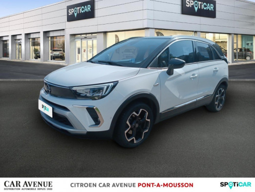 Occasion OPEL Crossland X 1.2 Turbo 130ch Ultimate 2021 Blanc Jade/Toit Noir 18 590 € à Pont-à-Mousson