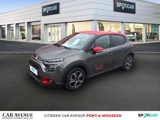 Occasion CITROEN C3 1.2 PureTech 83ch S&S Feel Pack 2021 Gris Platinium (M) 12 490 € à Pont-à-Mousson