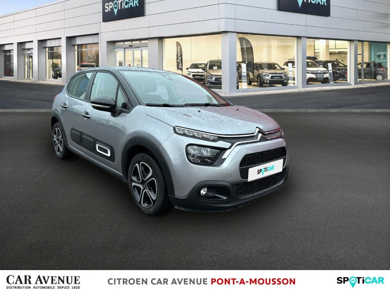 Used CITROEN C3 1.2 PureTech 110ch S&S Shine 120-123g 2022 Gris Acier (M) - Noir Onyx € 12800 in Pont-à-Mousson