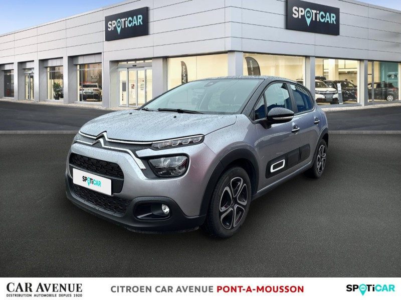 Used CITROEN C3 1.2 PureTech 110ch S&S Shine 120-123g 2022 Gris Acier (M) - Noir Onyx € 12800 in Pont-à-Mousson