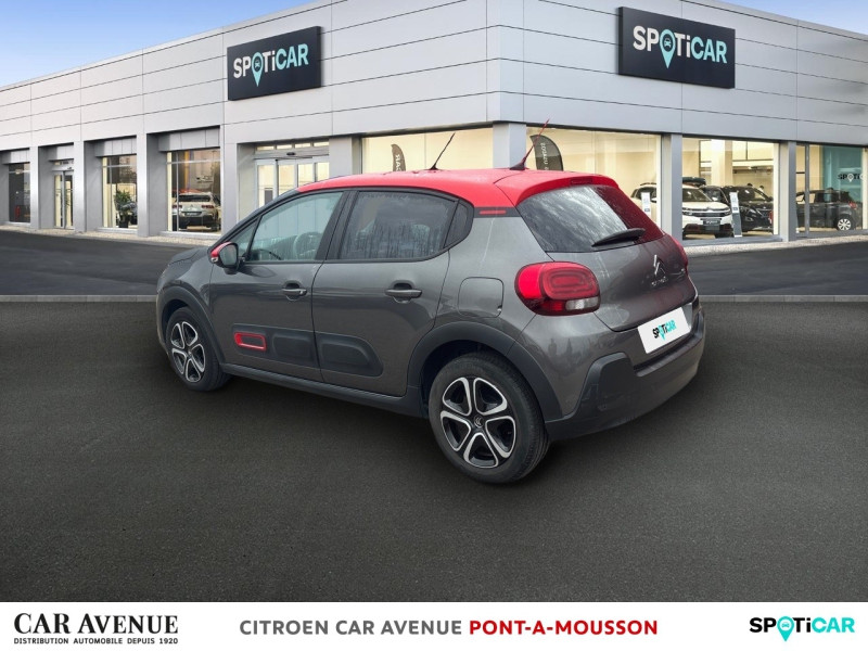 Occasion CITROEN C3 1.2 PureTech 83ch S&S Feel Pack 2021 Gris Platinium (M) - Rouge Aden 10390 € à Pont-à-Mousson
