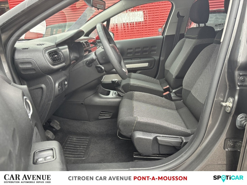 Occasion CITROEN C3 1.2 PureTech 83ch S&S Feel Pack 2021 Gris Platinium (M) - Rouge Aden 10390 € à Pont-à-Mousson