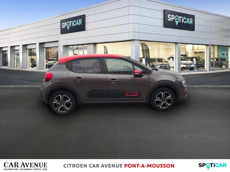Occasion CITROEN C3 1.2 PureTech 83ch S&S Feel Pack 2021 Gris Platinium (M) - Rouge Aden 10390 € à Pont-à-Mousson