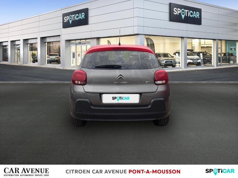 Occasion CITROEN C3 1.2 PureTech 83ch S&S Feel Pack 2021 Gris Platinium (M) - Rouge Aden 10390 € à Pont-à-Mousson