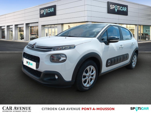 Occasion CITROEN C3 PureTech 110 S&S BVM6 Shine Business 2019 Blanc Banquise 11 990 € à Pont-à-Mousson