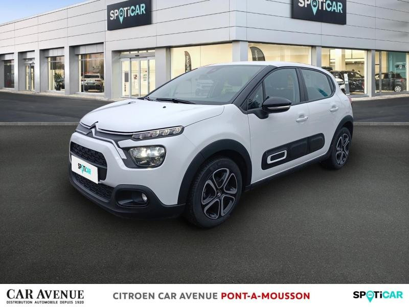 Occasion CITROEN C3 1.2 PureTech 110ch S&S PLUS 2023 Blanc banquise 13990 € à Pont-à-Mousson