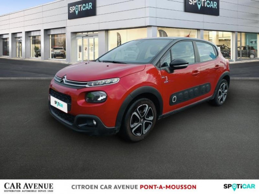 Occasion CITROEN C3 PureTech 82ch Graphic S&S E6.d 2019 Rouge Rubi - Noir Onyx 8 990 € à Pont-à-Mousson