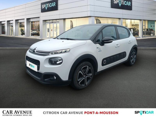 Occasion CITROEN C3 PureTech 82ch Graphic S&S E6.d 2020 Blanc Banquise - Noir Onyx 9 990 € à Pont-à-Mousson