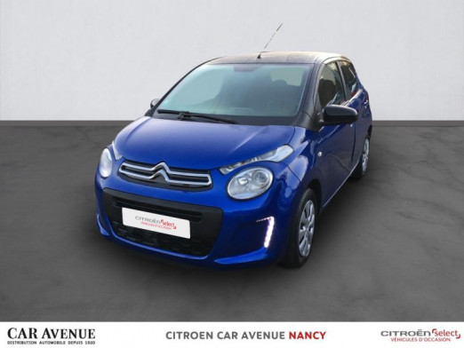 Occasion CITROEN C1 VTi 72 S&S Millenium 5p E6.d-TEMP 2019 Bleu Calvi - Toit Noir Caldéra 9 790 € à Nancy
