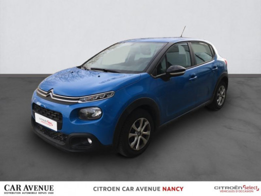 Occasion CITROEN C3 BlueHDi 100ch Feel S&S E6.d-TEMP BVM5 2019 Cobalt Blue 12 490 € à Nancy
