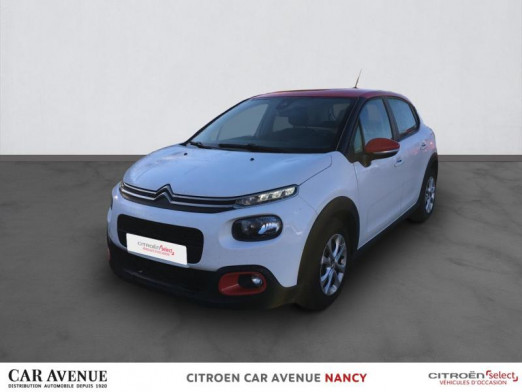 Occasion CITROEN C3 BlueHDi 100ch Feel Business S&S E6.d-TEMP BVM5 2019 Blanc Banquise 10 950 € à Nancy