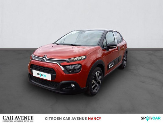 Used CITROEN C3 1.2 PureTech 110ch S&S Shine Pack 125g 2021 Rouge Elixir (S) - Noir Onyx € 18,790 in Nancy