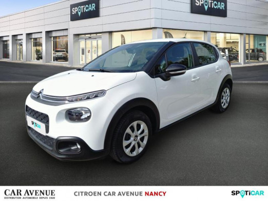 Occasion CITROEN C3 1.2 PureTech 110ch S&S Feel 2020 Blanc Banquise (O) 13 990 € à Nancy