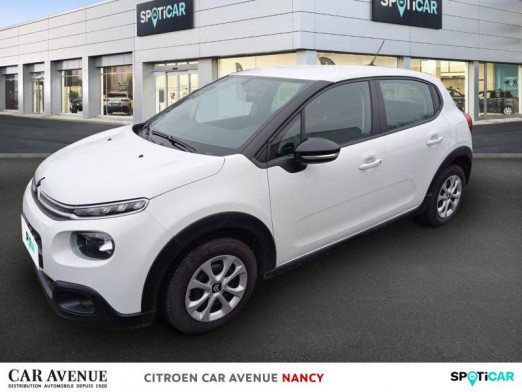 Occasion CITROEN C3 BlueHDi 100ch Feel Business S&S E6.d-TEMP BVM5 2019 Blanc Banquise 12 951 € à Nancy