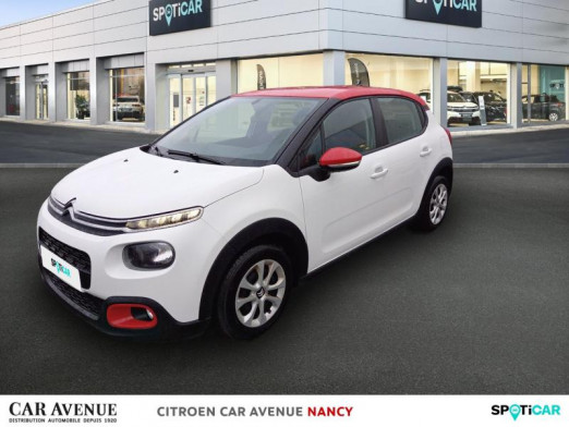 Occasion CITROEN C3 1.5 BlueHDi 100ch S&S Feel 2020 Blanc banquise 12 987 € à Nancy