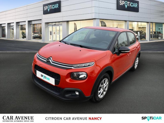 Occasion CITROEN C3 BlueHDi 100ch Feel S&S E6.d-TEMP 2018 Orange 11 739 € à Nancy