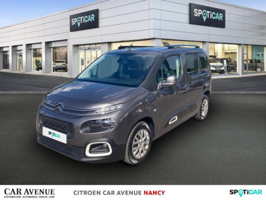 Occasion CITROEN Berlingo M BlueHDi 100ch Feel 2019 Gris Platinium (M) 19 900 € à Nancy