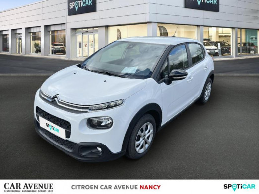 Occasion CITROEN C3 BlueHDi 100ch Feel S&S E6.d-TEMP BVM5 2019 Blanc Banquise 13 962 € à Nancy