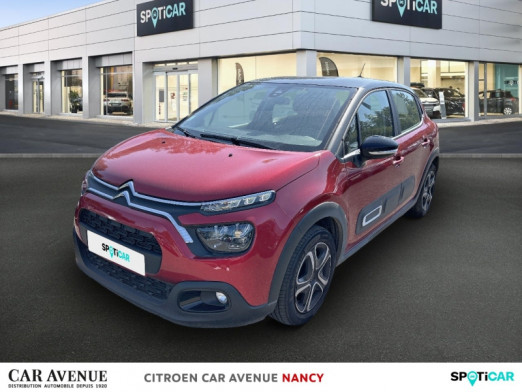 Occasion CITROEN C3 1.2 PureTech 83ch S&S Feel Pack 2020 Rouge Elixir (S) - Noir Onyx 12 500 € à Nancy