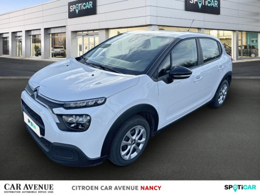 Occasion CITROEN C3 1.2 PureTech 83ch S&S Feel Pack 2022 Blanc Banquise (O) 11 300 € à Nancy