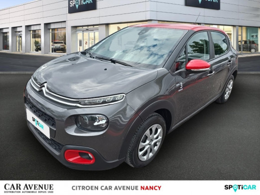 Used CITROEN C3 PureTech 82ch Graphic S&S E6.d 2020 Gris Platinium - Rouge Aden € 11,800 in Nancy