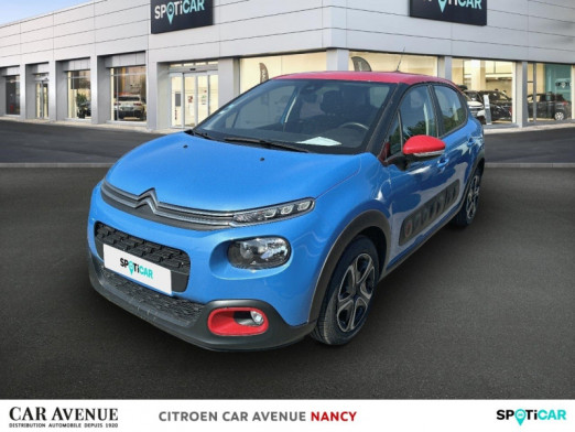 Occasion CITROEN C3 1.2 PureTech 83ch S&S Shine 2020 Spring Blue (M) 11 300 € à Nancy