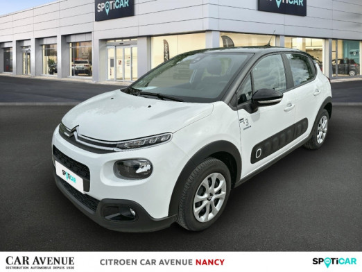 Occasion CITROEN C3 PureTech 82ch Graphic S&S E6.d 2020 Blanc Banquise - Noir Onyx 12 390 € à Nancy