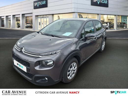 Occasion CITROEN C3 PureTech 82ch Feel S&S E6.d 2019 Gris Platinium 11 900 € à Nancy