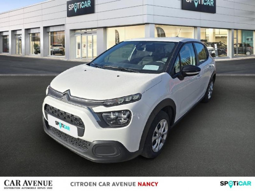 Occasion CITROEN C3 1.2 PureTech 83ch S&S Feel 122-123g 2022 Blanc Banquise (O) 9 900 € à Nancy