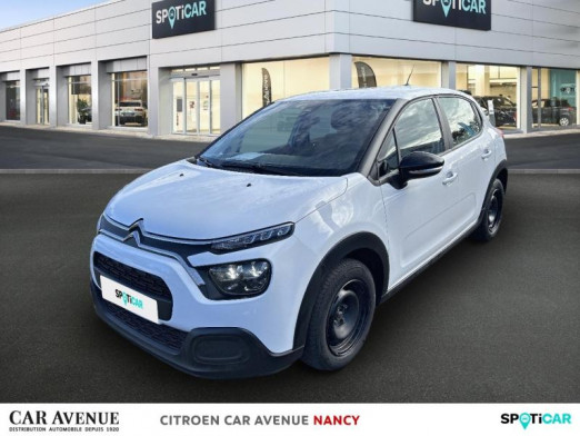 Occasion CITROEN C3 1.2 PureTech 83ch S&S Feel 122-123g 2022 Blanc Banquise (O) 12 100 € à Nancy