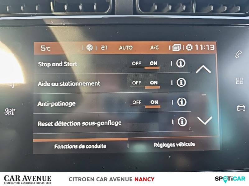 Occasion CITROEN C3 Aircross PureTech 110ch S&S Shine E6.d 6cv 2021 Sable (N) - Ink Black 14590 € à Nancy