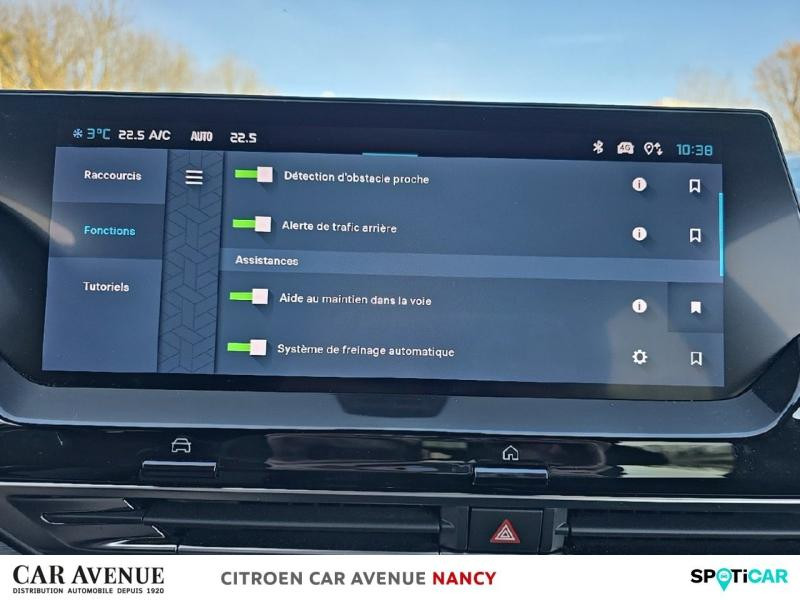Occasion CITROEN C5 X Hybride rechargeable 225ch Shine ëEAT8 2023 Noir Perla Nera (N) 23490 € à Nancy