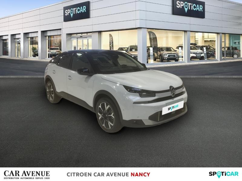 Occasion CITROEN C4 Electrique 156ch (autonomie étendue) MAX Automatique 2025 Blanc Okénite (M) - Toit Noir Perla 34990 € à Nancy