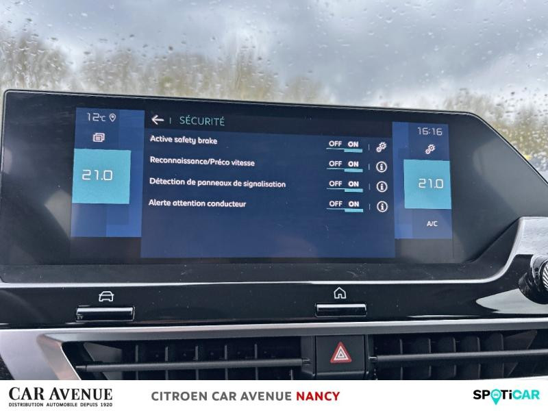 Occasion CITROEN C4 Moteur électrique 136ch (100 kW) Feel Pack Automatique 2022 Gris Platinium (M) 17790 € à Nancy
