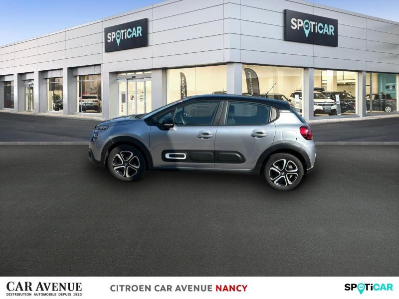 Occasion CITROEN C3 1.2 PureTech 83ch S&S Feel Pack 2022 Gris Acier (M) - Noir Onyx 11990 € à Nancy