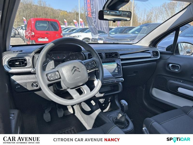 Occasion CITROEN C3 1.2 PureTech 83ch S&S Feel Pack 2022 Gris Acier (M) - Noir Onyx 11990 € à Nancy