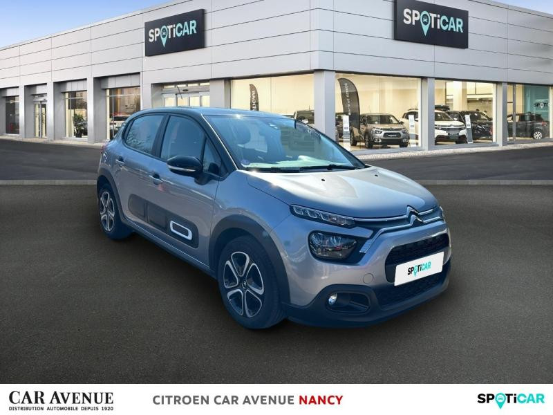 Occasion CITROEN C3 1.2 PureTech 83ch S&S Feel Pack 2022 Gris Acier (M) - Noir Onyx 11990 € à Nancy