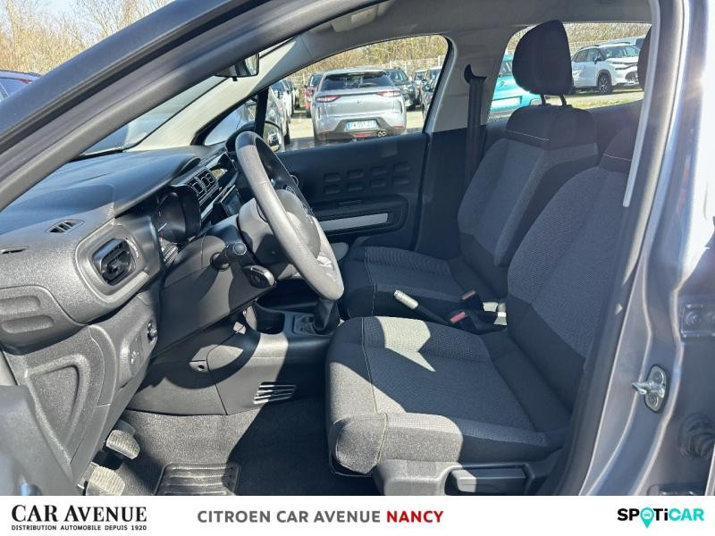 Occasion CITROEN C3 1.2 PureTech 83ch S&S Feel Pack 2022 Gris Acier (M) - Noir Onyx 11990 € à Nancy