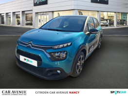 Used CITROEN C3 1.2 PureTech 110ch S&S Feel Pack 124g 2021 Spring Blue (M) - Noir Onyx € 11690 in Nancy