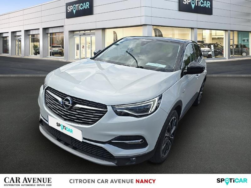 Occasion OPEL Grandland X 1.2 Turbo 130ch Ultimate 2021 Toit+rétros ext noir/Blanc Jade 15990 € à Nancy