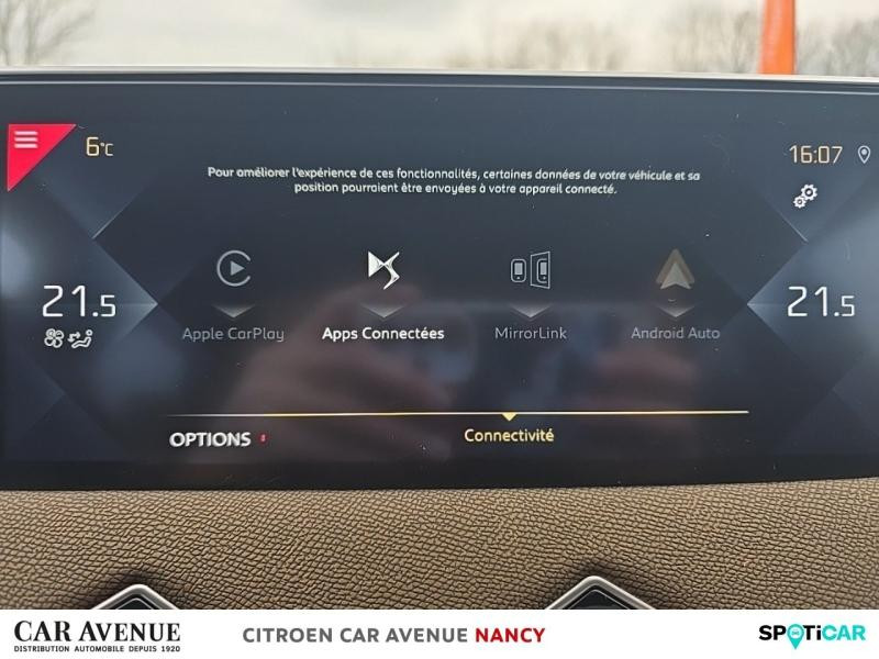 Occasion DS DS 3 Crossback PureTech 130ch So Chic Automatique 2019 Gris Artense (M) - Toit Noir Onyx 16290 € à Nancy