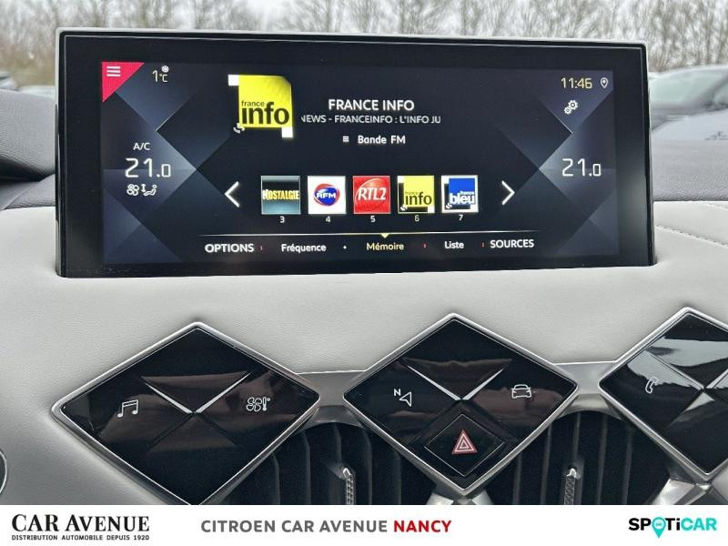 Occasion DS DS 3 Crossback PureTech 130ch Grand Chic Automatique 7cv 2021 Cristal Pearl (M) - Toit Noir Perla Nera 20490 € à Nancy